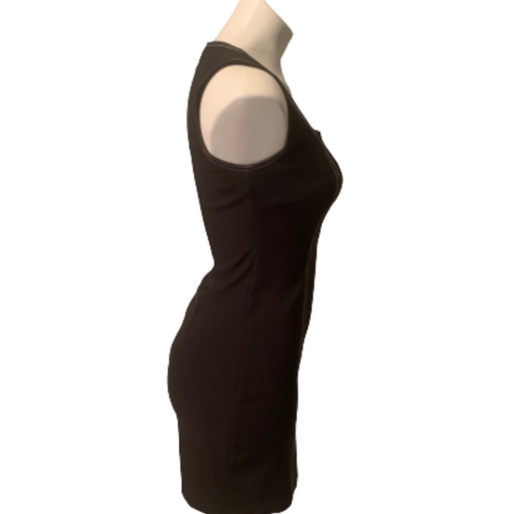 Vintage Hugo Buscati Women’s Black Mini Dress. - Picture 7 of 10